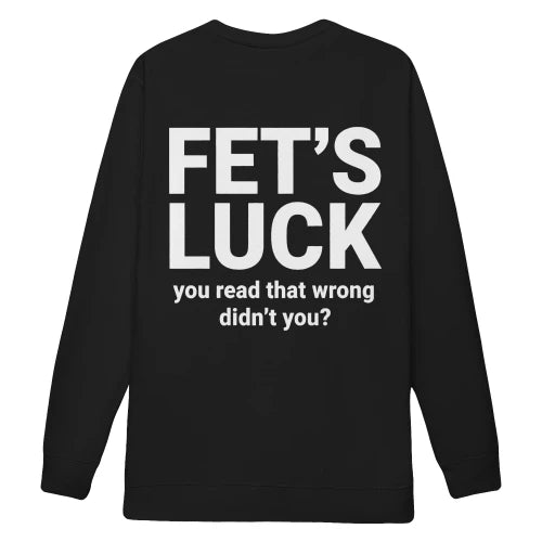 (ON Back) Fet's Luck You Read That Wrong Didn't You